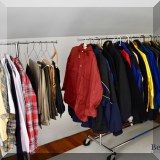 H08. Men's clothing and jackets. 
